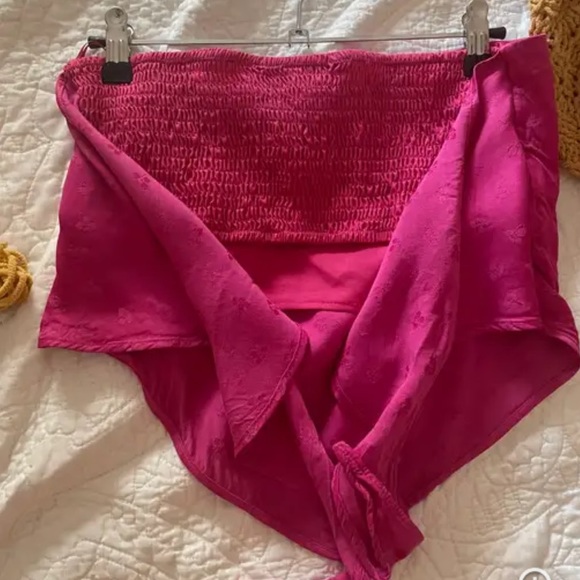 ZARA Magenta Bandana Top - Picture 2 of 3